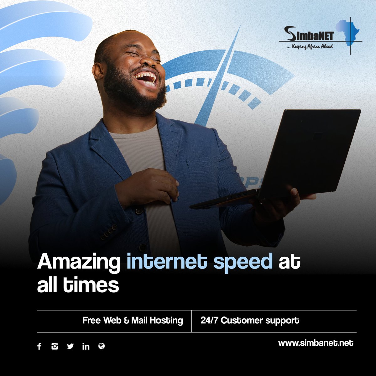 Are you a Service Provider in need of high speedy INTERNET?
Well, look no further. SimbaNET provides high speed INTERNET with unlimited bandwidth at affordable prices.
.
.
.
#Internet #connectivity #B2BTech #InternetSolutions #BusinessConnectivity #HighSpeedInternet
