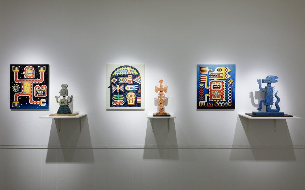 mograggarage's tweet photo. 前田裕 個展 “psycle” 無事に終了することができました！シンボリックに力強さと繊細さを兼ね備えたビジュアルでバリエーションのバランスも豊かに展開してくれた本展は見応えの宝庫でした。今後の前田裕にもどうぞ注目してください。お越し頂いた皆様ありがとうございました。https://t.co/nGjmmp08L3 https://t.co/YYS5AfMNgY
