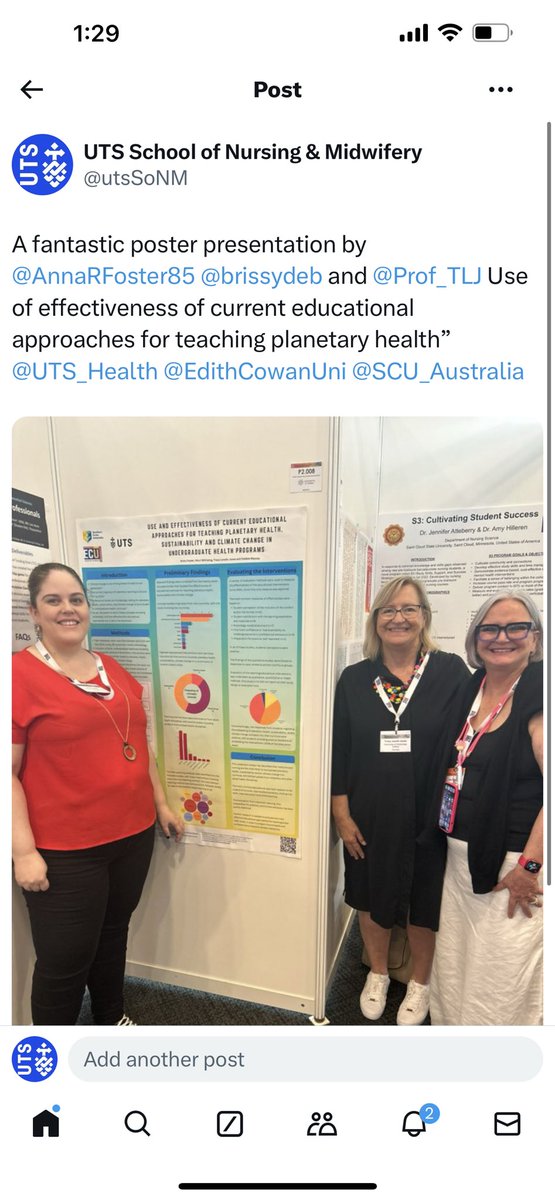 Dr Elizabeth Brogan (@dr_elizabrogan) on Twitter photo Such an interesting poster presentation by <a href="/AnnaRFoster85/">Anna</a> <a href="/brissydeb/">Debbie Massey</a> and <a href="/Prof_TLJ/">Tracy Levett-Jones</a> use and effectiveness of current educational approaches for teaching planetary health Such an interesting poster presentation by <a href="/AnnaRFoster85/">Anna</a> <a href="/brissydeb/">Debbie Massey</a> and <a href="/Prof_TLJ/">Tracy Levett-Jones</a> use and effectiveness of current educational approaches for teaching planetary health