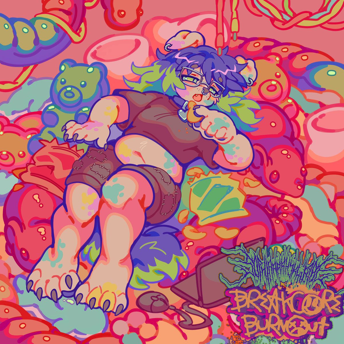 sophia_hjkl's tweet photo. BREAKCORE BURNOUT, MY FIRST NEW ALBUM SINCE 2022, IS OUT NOW ON ALL PLATFORMS *AND* CD AND CASSETTE https://t.co/vcdp5N23MI