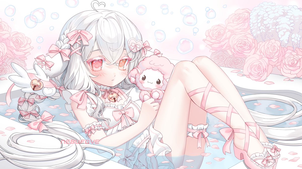 「comm for the lovely @/Sugary_Dolly of th」|🌨 em 🌨 comms FULL (5/5)のイラスト