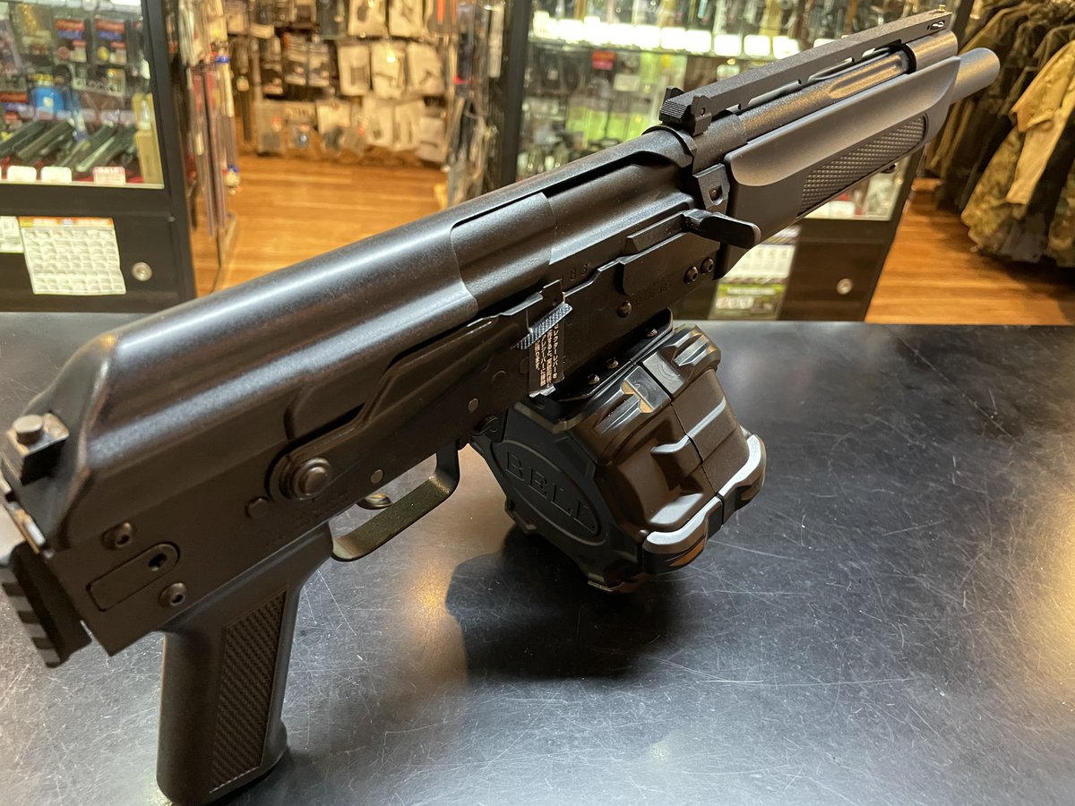 マルイSAIGA12シリーズ対応 FCW製『360連ドラムマガジン』 新発売入荷