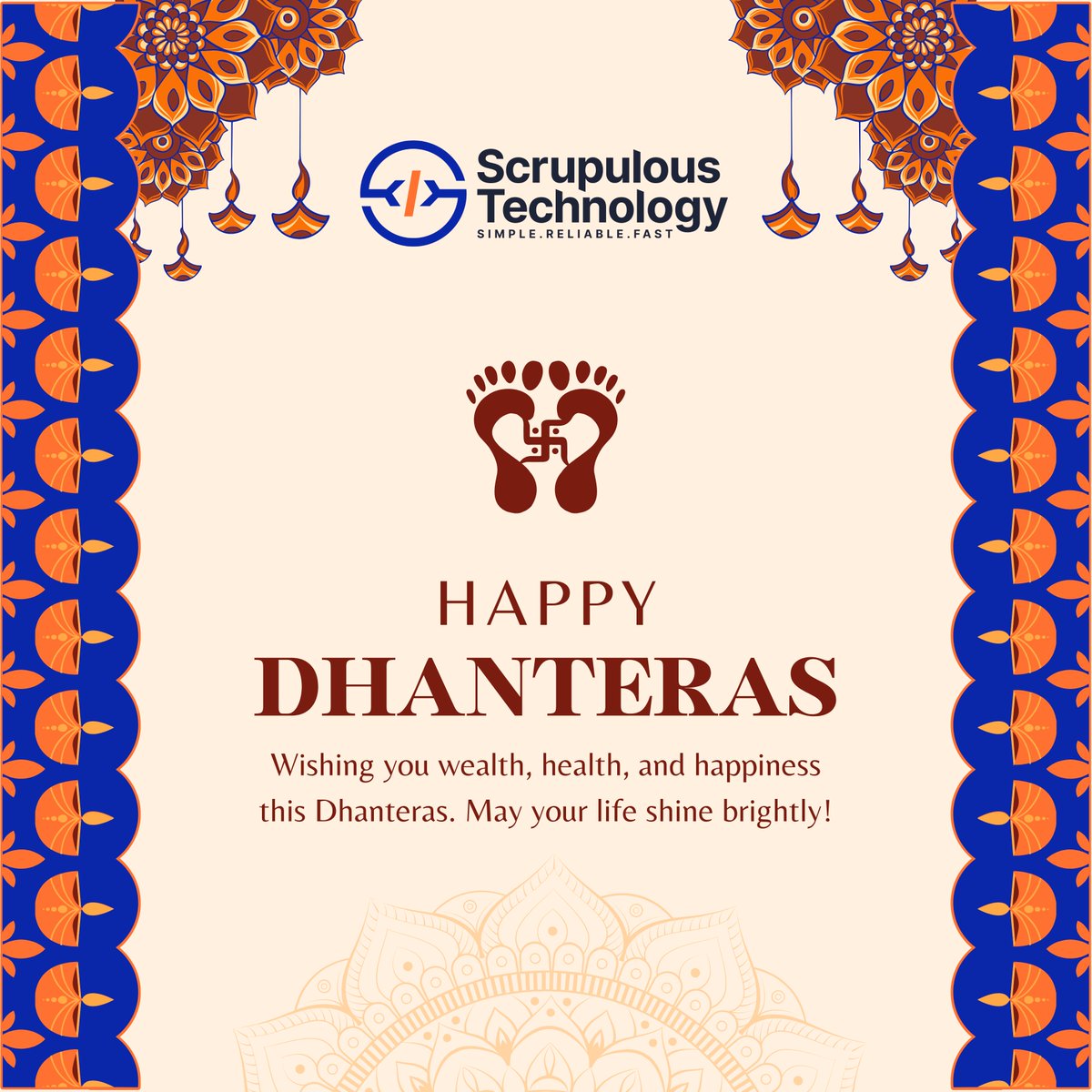 ScrupulousTech's tweet image. ✨ Happy Dhanteras from Scrupulous Technology! ✨

#HappyDhanteras