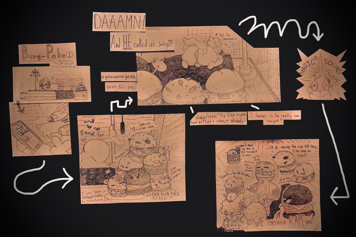 GeorgijNovikov5's tweet photo. (Heavy non-con warning)
Burg-Poke ① (Feb 2023 - https://t.co/Jfc0SwXvIK)
First part of an objecto burger hyper penetration comic for an anon whose sona is also drawn in a Superiorfox style. This was the turning point for me doing comics
#hyper #nsfw #rule34 #pokemon #objecto https://t.co/7iiyE1pUPh