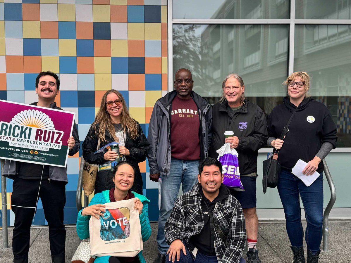 Rep Ricki Ruiz @rickiruizor, Rep Zach Hudson, and Rep Hoa Nguyen have fought for working families and for communities in East Multnomah County, and we need to show them that we've got their back this election! Just 8 more days until Election Day! #gofightwin