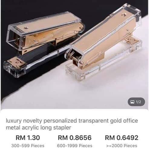 nizambakeri's tweet photo. Jangan lupa scammer ini pernah jual stapler dengan harga RM80 walaupun kos sebenar kira-kira 80 sen. And she still tanked the company lol. https://t.co/MgUyU4FZtU