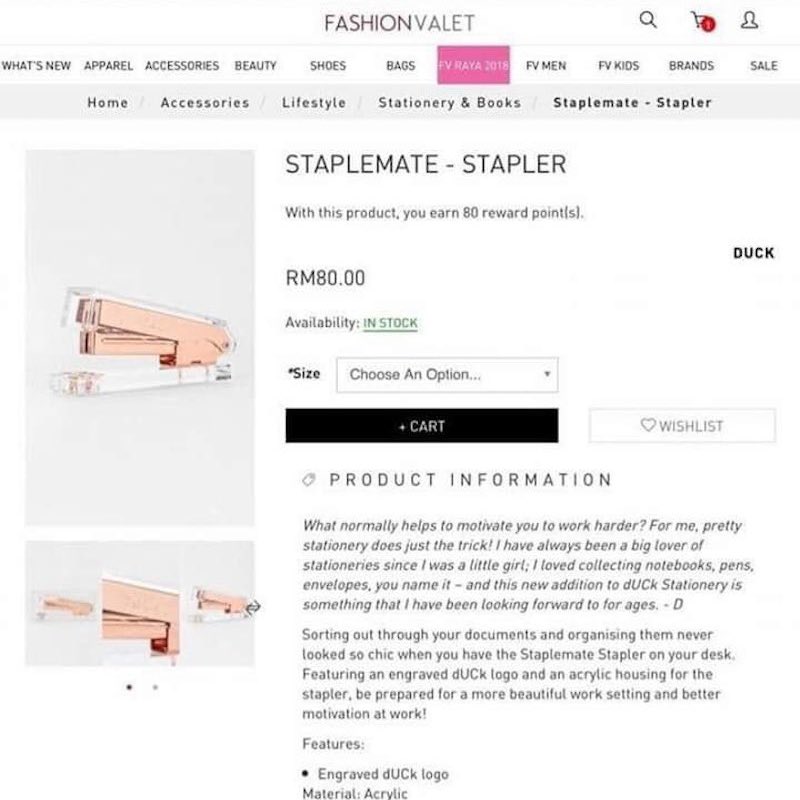 nizambakeri's tweet photo. Jangan lupa scammer ini pernah jual stapler dengan harga RM80 walaupun kos sebenar kira-kira 80 sen. And she still tanked the company lol. https://t.co/MgUyU4FZtU