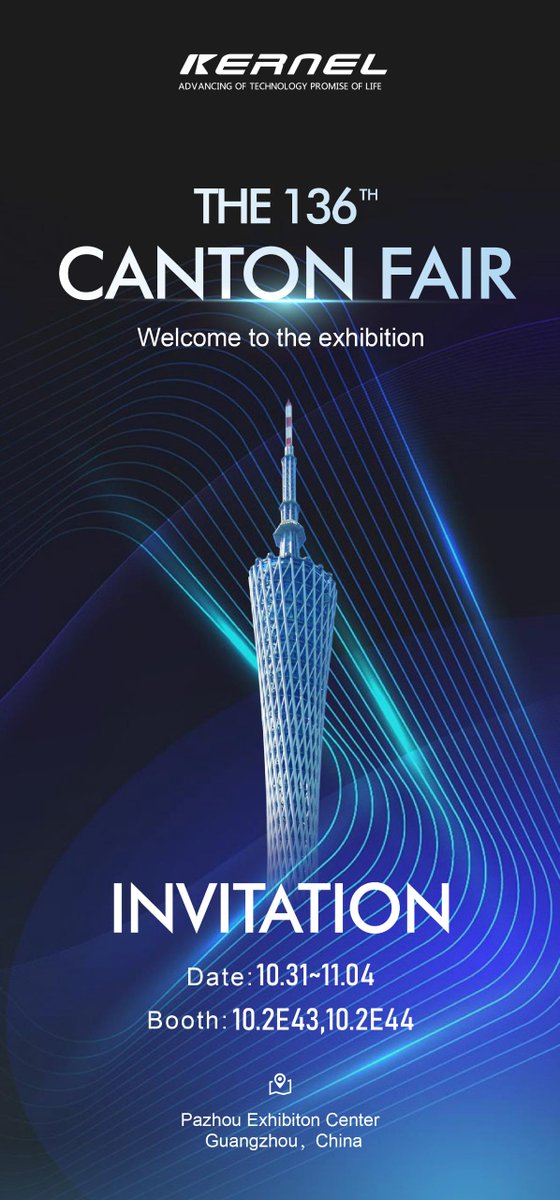 Kernel_Med's tweet photo. Exciting news! #KernelMed will be at the 136th #CantonFair in Guangzhou from Oct 31 to Nov 04! 🎉 Visit us at booth 10.2E43.10.2E44 to check out our latest products. Can’t wait to see you there! #CantonFair #innovationfactory 
https://t.co/SlHkbOr2WS https://t.co/twzUsnyP2k