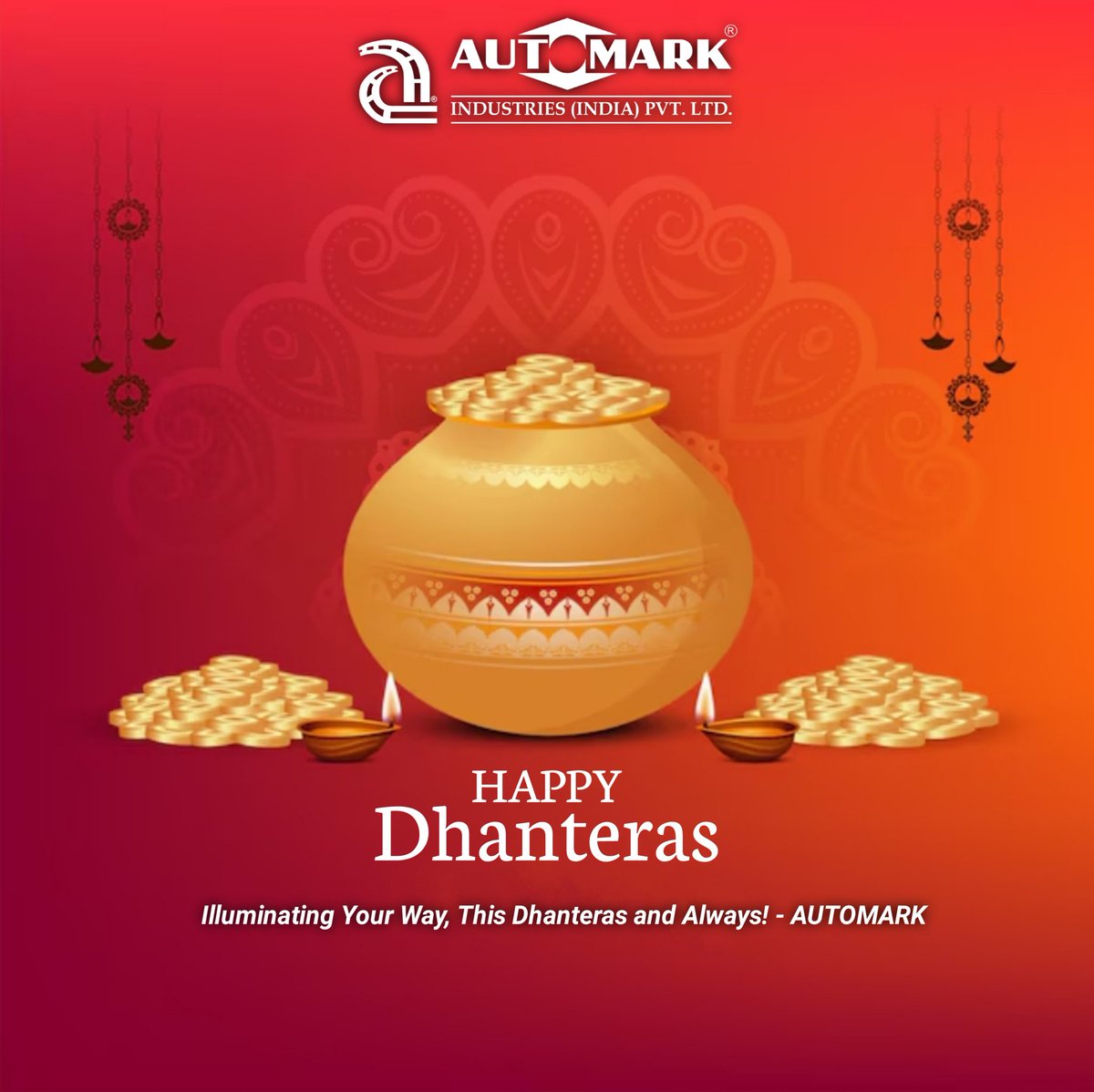 automark_india's tweet photo. Happy Dhanteras from Automark! May this festive season bring joy and prosperity!
#Automark #AutomarkIndia #AutomarkMarking #Dhanteras #dhanteraswishes https://t.co/bqHhfwd5ga