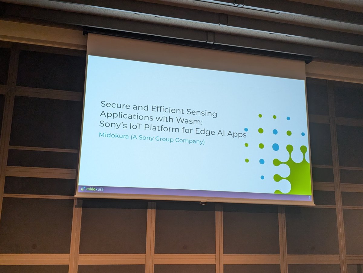 web_se's tweet photo. Wasm使ったEdge でのアプリケーション
#OSSSummit https://t.co/lHP4mtcJUd