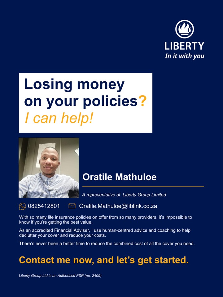 Mathuloe_O's tweet photo. Tailor-make solutions so that you can pursue your passions and live the life you want in Retirement.

Let's have a conversation about your Retirement plans.

#LibertyGroup
#FinancialAdvisor
#Financialplanning https://t.co/xdKMT3zST4