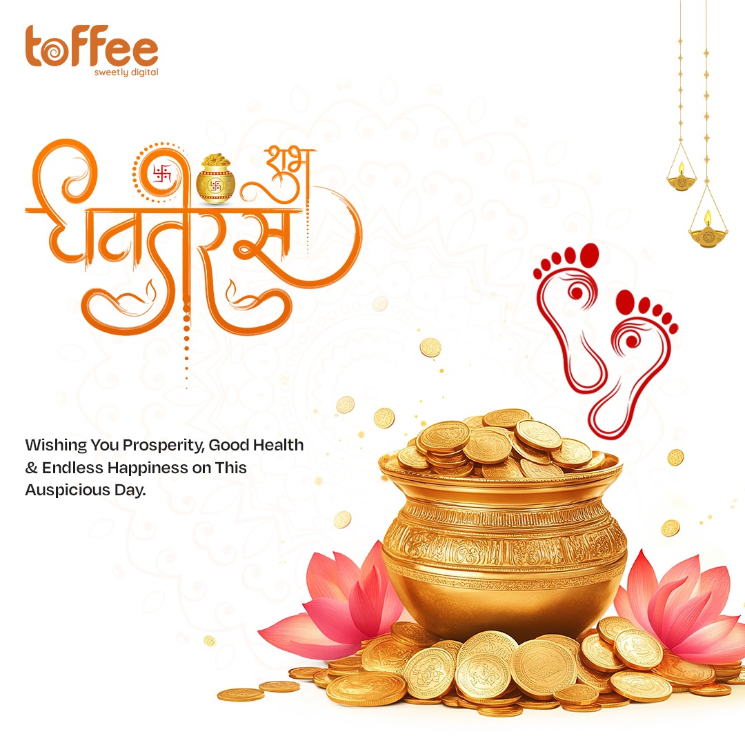 toffeeglobal's tweet photo. "Wishing you a bright and prosperous Dhanteras filled with wealth, health, and happiness! ✨💰 Happy Dhanteras!
.
.
#Dhanteras #FestivalOfProsperity #HealthAndWealth #FestiveVibes #Blessings https://t.co/N5rMcZg117