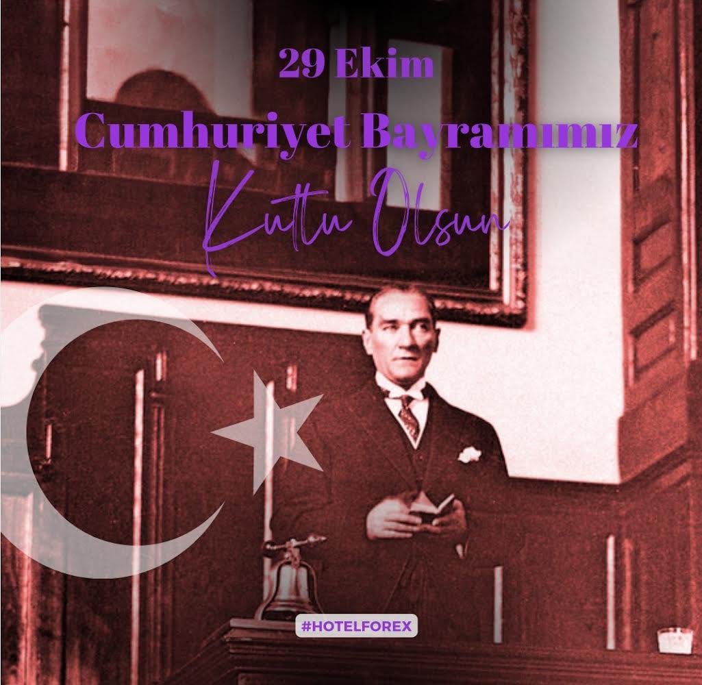 29 Ekim Cumhuriyet Bayramımız kutlu olsun! 🇹🇷

“Cumhuriyetimizin 101. yıl dönümünde, Ulu Önder Mustafa Kemal Atatürk’ün ışığında, bu anlamlı günü gurur ve coşkuyla kutluyoruz. 

#29Ekim #CumhuriyetBayramı