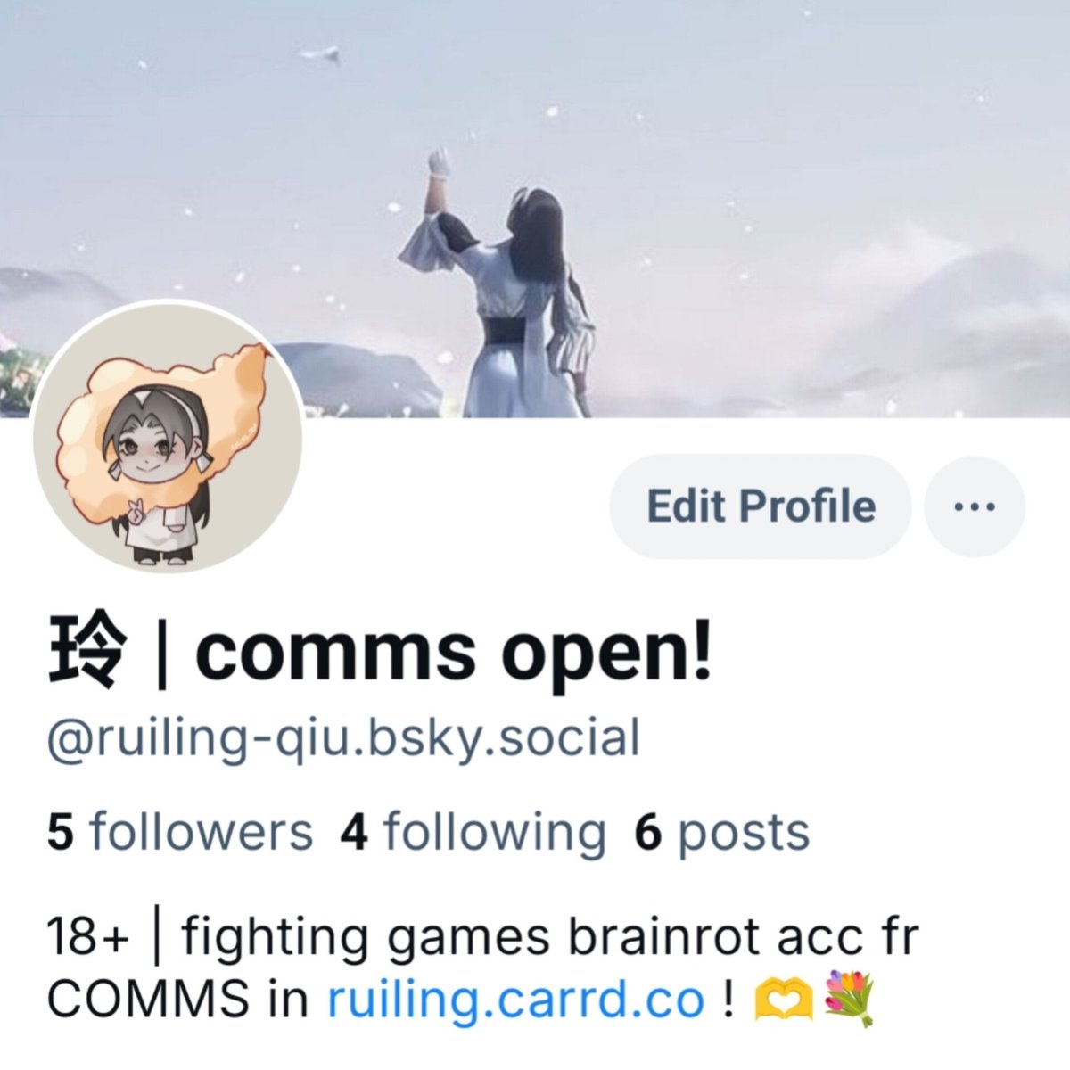 ruiling_qiu's tweet image. lets be moots on other platforms! 💐🫶
IG : instagram.com/ruiling_qiu/pr…
Bluesky : bsky.app/profile/ruilin…