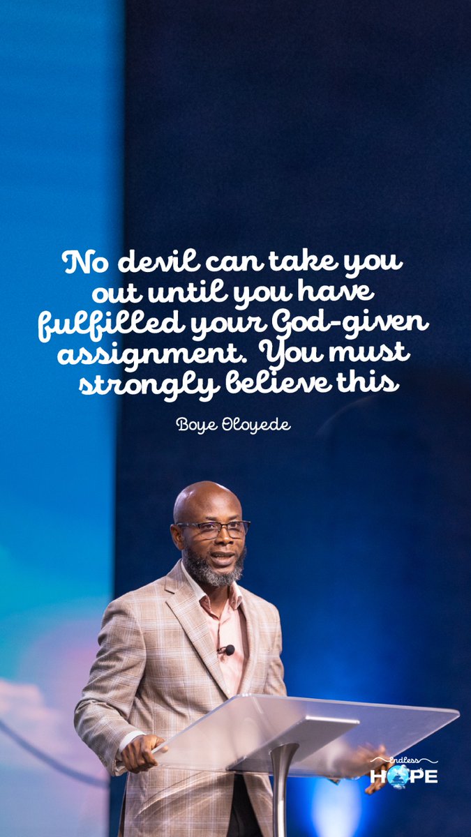 DaystarNG's tweet photo. You are not giving up until what God said matches your reality.

This week, your hope is strengthened and everything is working for your good.

Did you miss Sunday service? Catch up on YouTube via the link in bio https://t.co/U9mt903yxA