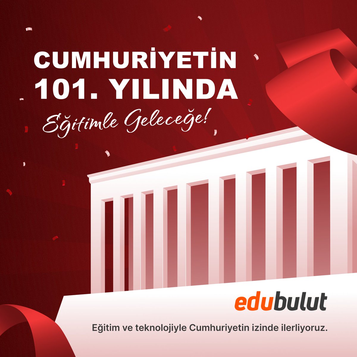 Cumhuriyetimizin 101. yılı kutlu olsun!🇹🇷
Bilim ve eğitim odağında kararlılıkla yol alıyor, teknolojiye adapte yeni nesiller yetiştirmeye devam ediyoruz. Geleceğe, özgürlük ve bağımsızlık değerlerimizle sağlam adımlarla yürüyoruz.
#29Ekim #CumhuriyetBayramı #EğitimleGüçlüyüz #AWS