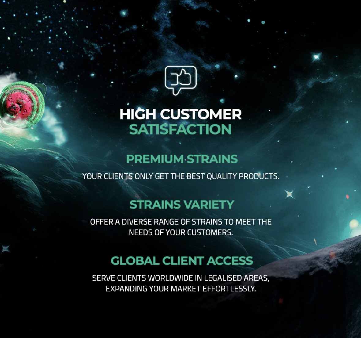 DrGreen_nft's tweet photo. This is more than just an NFT. It's your token that not only connects you to a multi-million-pound enterprise but also offers you a stake in a revolutionary blockchain-driven ecosystem...

💻 Enhance your knowledge with exclusive seminars and marketing materials.

🔒 Enjoy peace of mind with complete security and transparency.

📦 Track your product from seed to sale.

🌍 Serve clients worldwide in legal markets.

💰 Sell premium strains at wholesale rates for pure profit—no hidden fees.

💳 Receive payments securely to your wallet.

🤝 Get personalised assistance and connect with a vibrant community.