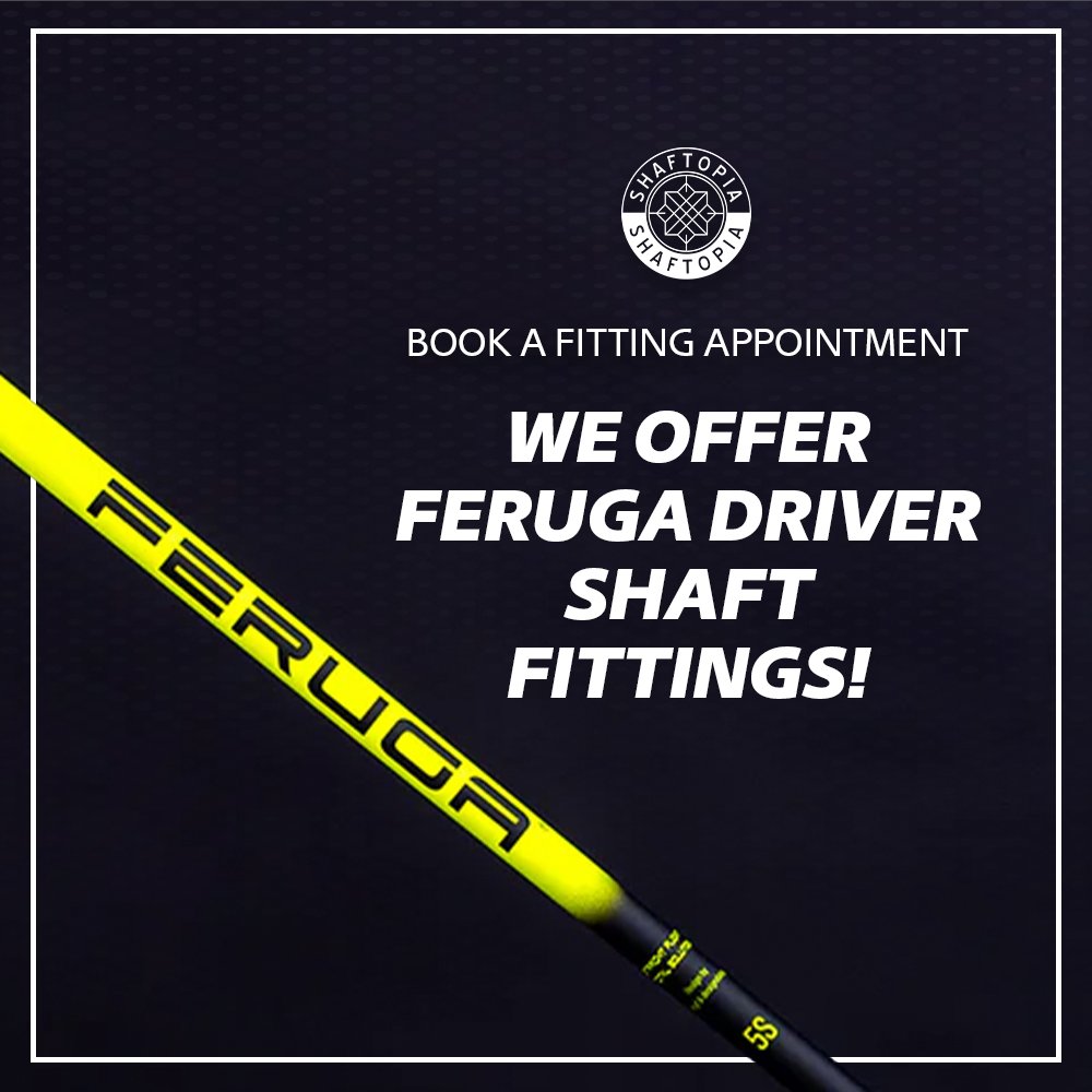 shaftopia's tweet photo. Ready to purchase your @ferugagolf Driver Shaft, but need to get that personalized fit? Book a Fitting Appointment with Shaftopia!

Both #Feruga models (PBS, NPS) are avaialble for purchase. And remember, don't forget your golf gloves and shoes when attending your fitting 🏌️ https://t.co/LYOd3sSwXG