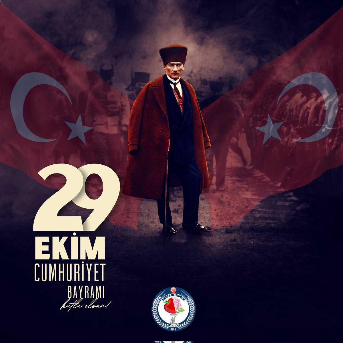 29 Ekim Cumhuriyet Bayramımızın 101. Yılı kutlu olsun. 🇹🇷