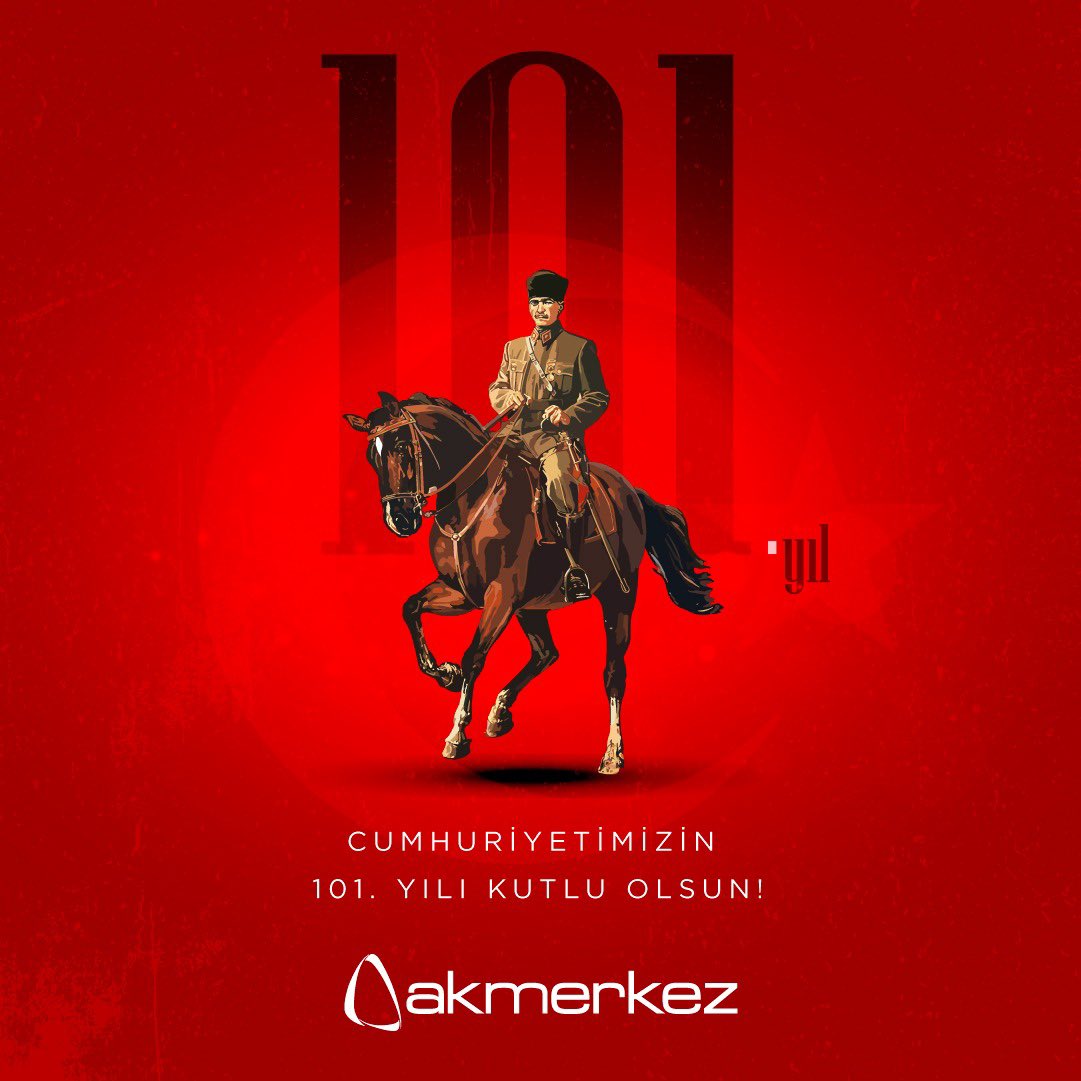 Cumhuriyetimizin 101. yılı kutlu olsun!🇹🇷

#Akmerkez #29EkimCumhuriyetBayramı