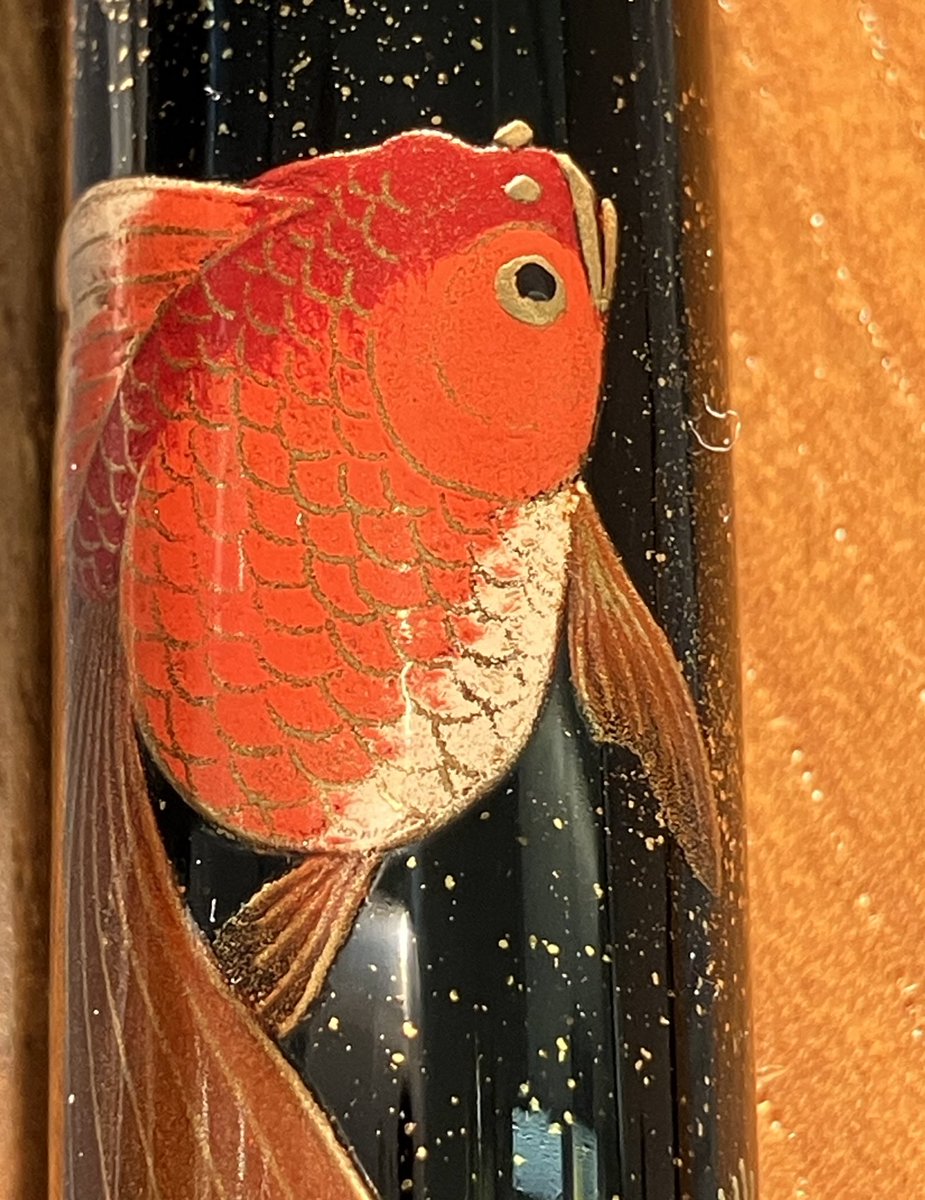 4階万年筆】#Namiki #EMPEROR ベスト型 #金魚 #goldfish 入荷しました