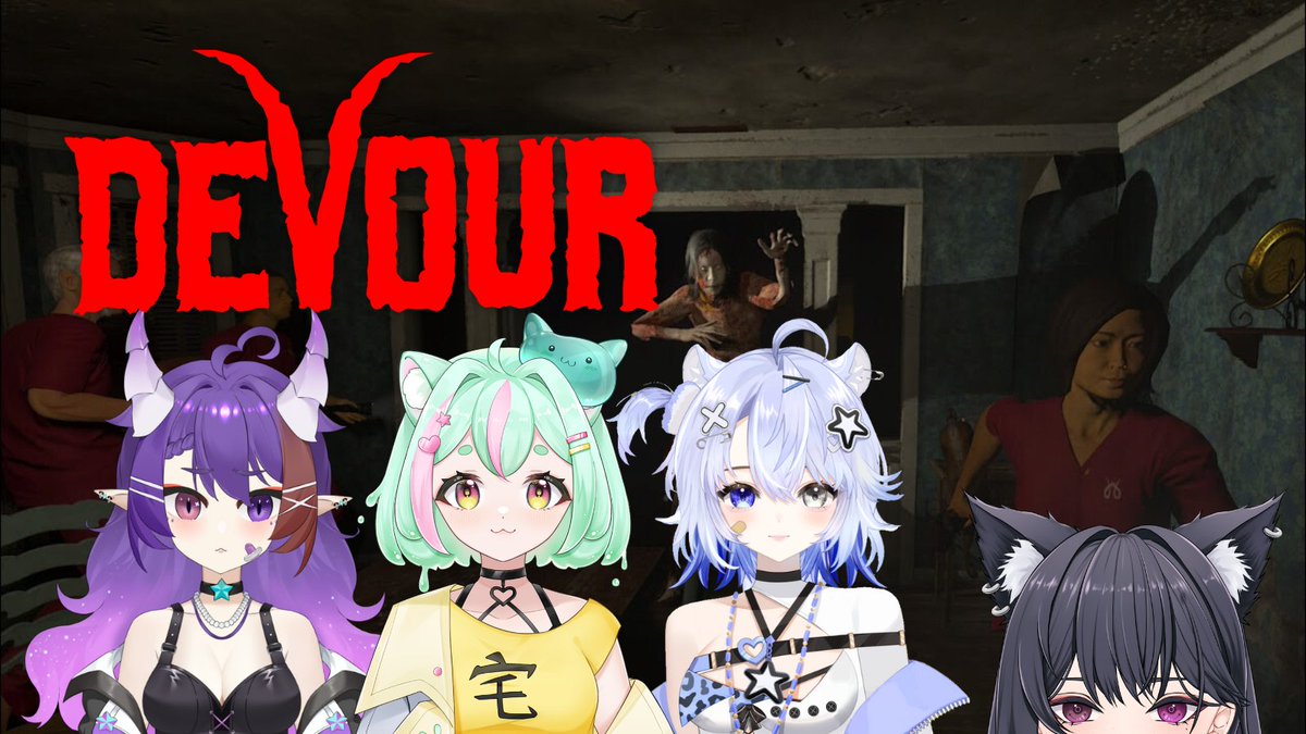 KurooBianciVT's tweet image. ✨ #HorrorOctober ✨

29th October || 10:30PM (GMT+8)    

will we be able to conquer the horrors tonight....  

▷Devour  
▷Live tonight  
▷ @Lunayukiss 
     @doud0us_ 
     @creamiedayo 

#MYVTuber || #Vtubers || #Devour