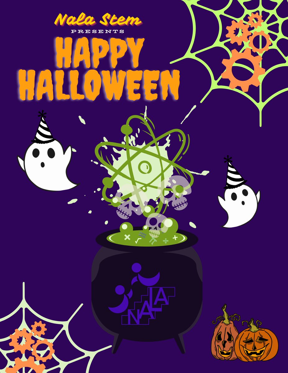 BOOO! Happy Halloween Nala Stem Fam make sure to dress up and have fun and be safe. I hope you get lots treats and a bunch spooky tricks this Halloween.