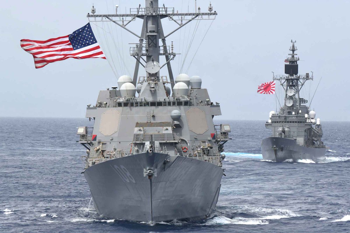 練習艦「#かしま」「#しまかぜ」は、#日米同盟 の抑止力・対処力を強化