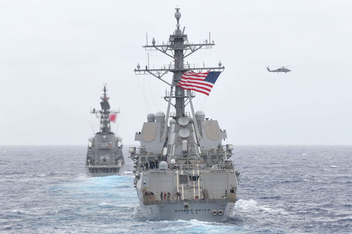 練習艦「#かしま」「#しまかぜ」は、#日米同盟 の抑止力・対処力を強化