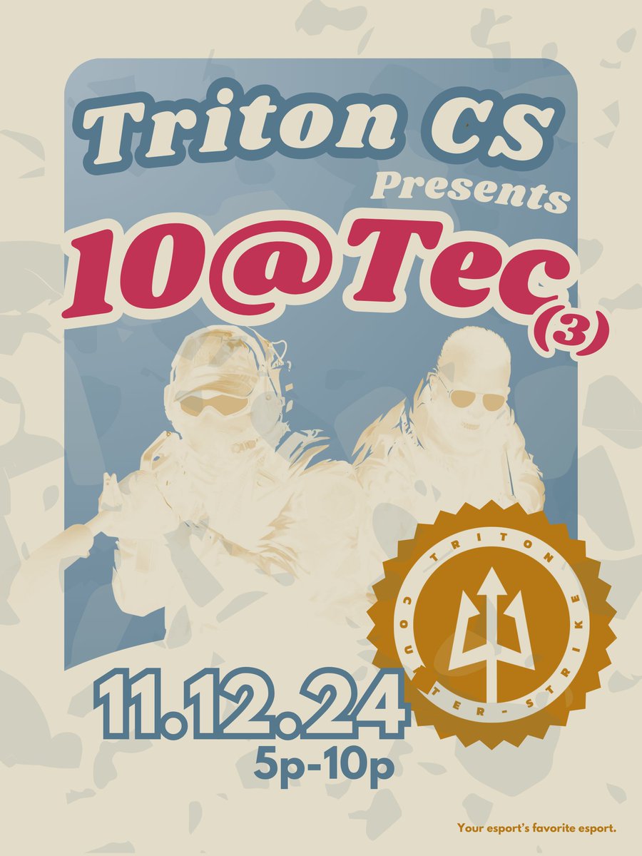 IRL 10 Man Tuesdays at TEC Cafe November 12!