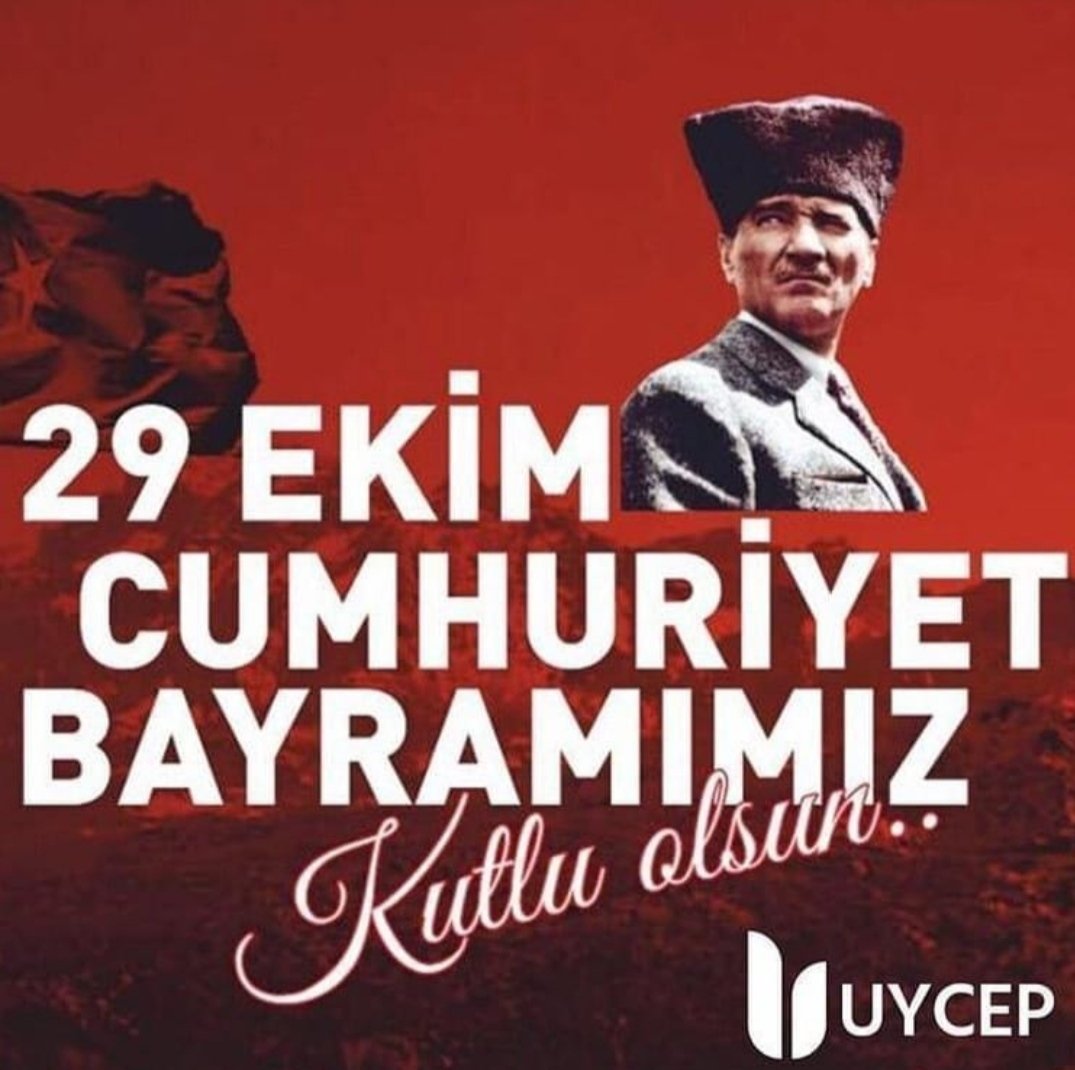Cumhuriyet Bayramımız Kutlu Olsun 🇹🇷🇹🇷🇹🇷