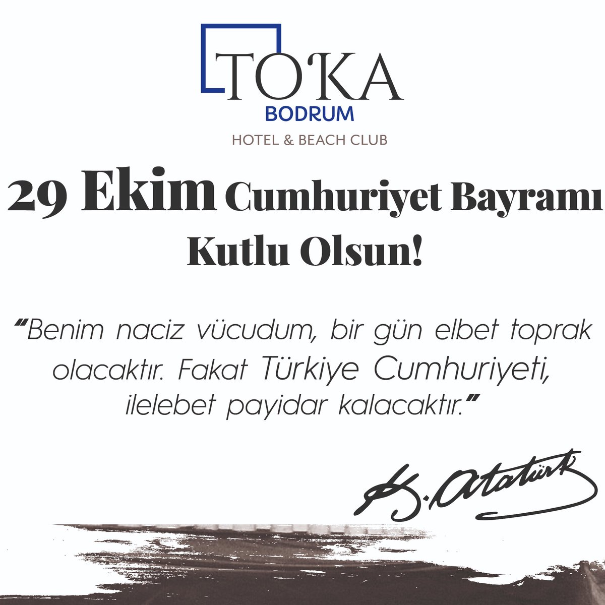 29 Ekim Cumhuriyet Bayramımız Kutlu Olsun!
#29EkimCumhiyetBayramımız