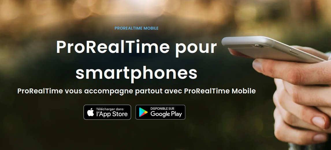 📱ProRealTime Mobile 📱

L'application ProRealtime Mobile est désormais disponible dans les stores!

Téléchargez et installez l'application ProRealTime Mobile pour découvrir toutes les fonctionnalités!