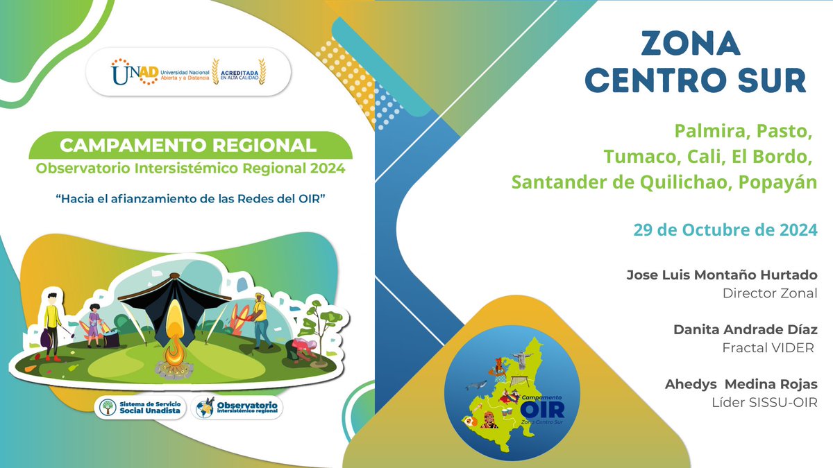 El OIR de las Regiones UNAD tweet media