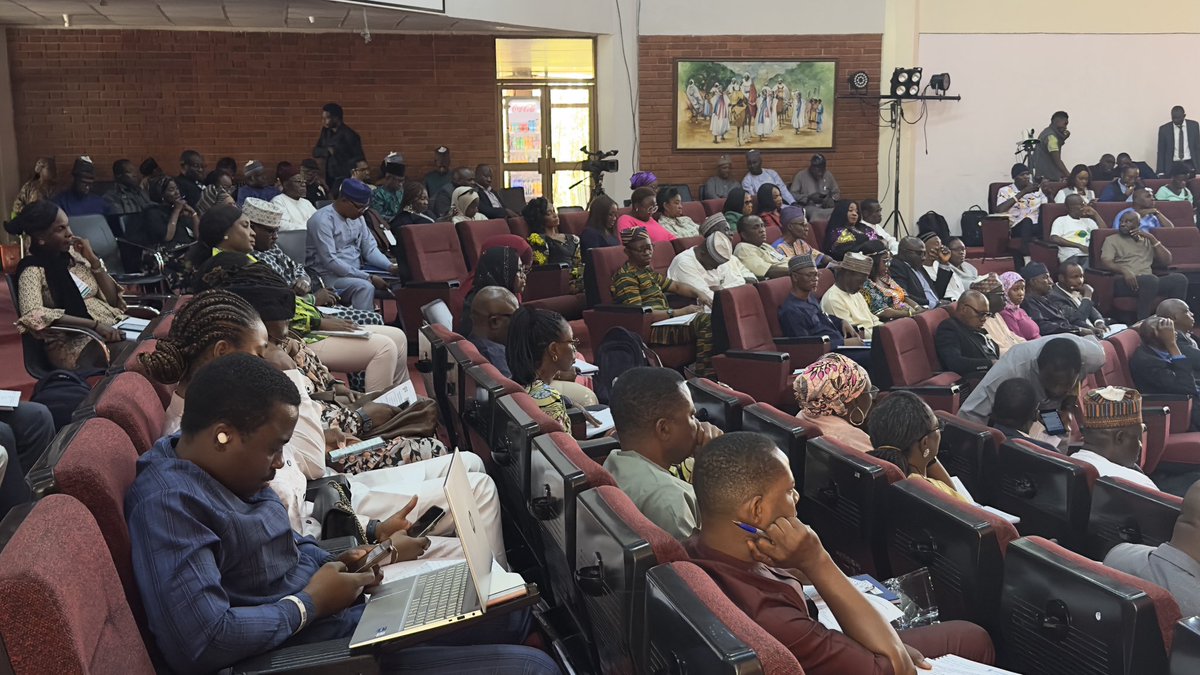 NIPSSKuru's tweet photo. The National Institute Policy Dialogue Ongoing now…

Dr Tope Fasua, Special Adviser on Economic Affairs, Office of the Vice President currently delivering the keynote on “Economic Development in Nigeria: Enhancing Policy Implementation Frameworks for Greater Efficiency and Impact”