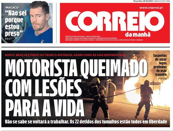 Quem estava a TRABALHAR honestamente tem a vida destruída, os 22 alegados criminosos estão todos em liberdade.

Esta é a merda em que o nosso país se tornou...