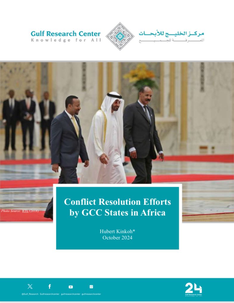 In a recently published policy brief, Hubert Kinkoh, Non-Resident Research Fellow at the GRC, discusses how the #GCC’s involvement in #Africa is driven by shared security concerns, economic interests, and geopolitical ambitions. 

Both regions face terrorism threats and