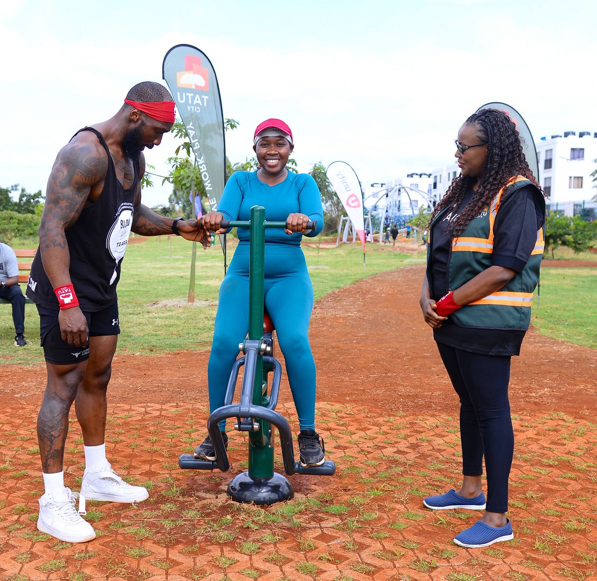 Unity Homes &amp; Tatu City have taken fitness to the next level with our new outdoor gym! Residents can enjoy fitness sessions in the fresh air, surrounded by greenery and a vibrant community. With fitness right outside your home, join Unity Homes and enjoy these amenities for free!