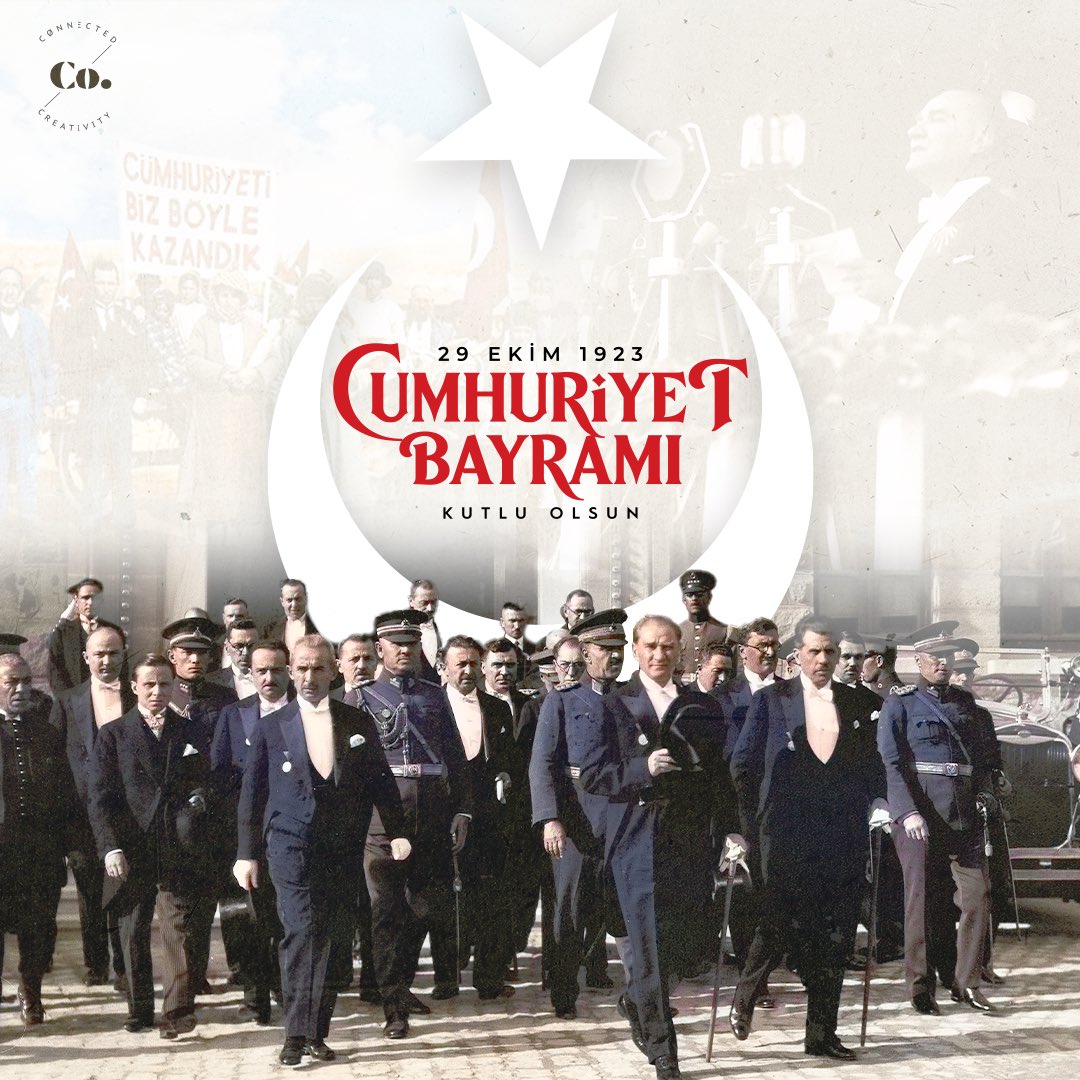 Bağımsızlık ve özgürlüğün teminatı Cumhuriyet’in 101. yılı kutlu olsun! 🇹🇷