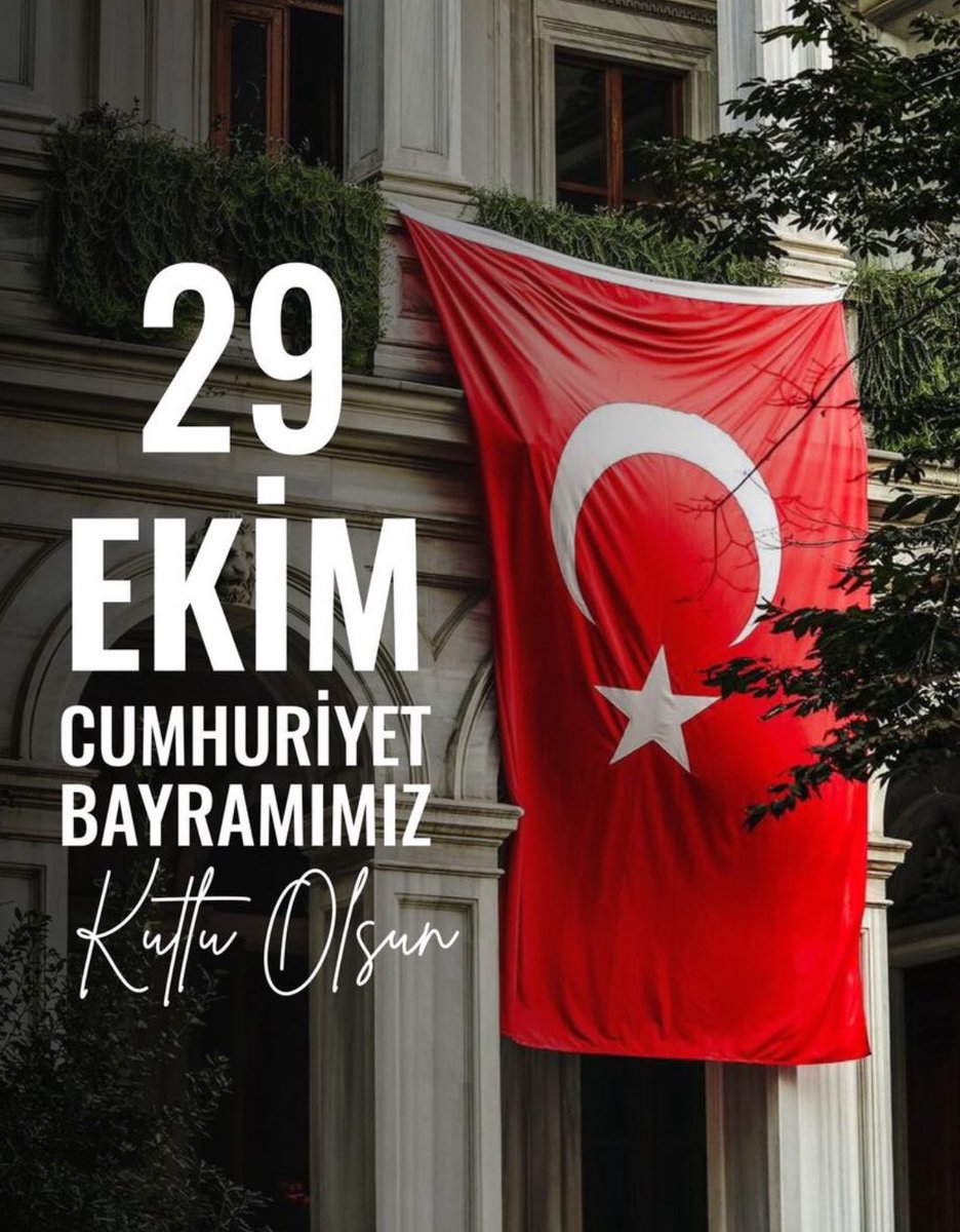 canertat's tweet photo. Türkiye Cumhuriyeti’nin 101. kuruluş yıldönümü kutlu olsun!
#Cumhuriyetin101Yılı  #29EkimCumhuriyetBayramı https://t.co/Gy0S7ZdrWg