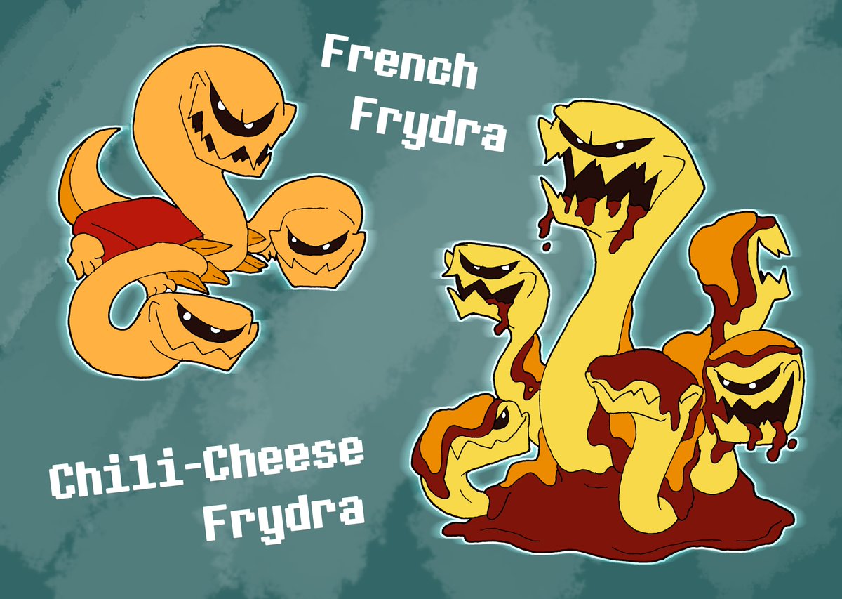 AngerSquared's tweet photo. Time some sides to strike!
Try to not grab more than one with THESE fry foes, or youll get more than you bargained for!
#myart #FoodMonster #characterdesign #oc #enemydesign #Monsterdesign #enemy #originaldesign #ArtistOnTwitter https://t.co/pE2w9jP9rd