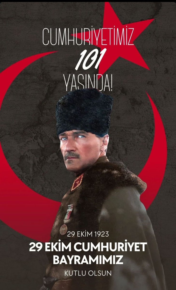 mertburcu's tweet photo. Cumhuriyetimizin 101.yılı kutlu olsun! 🇹🇷 https://t.co/YS5oGSlSNS