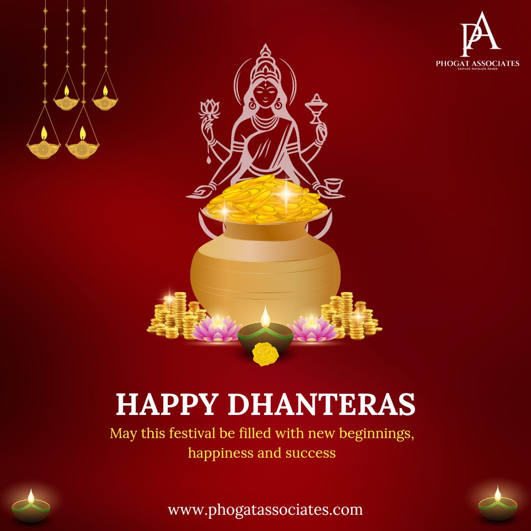 phogatassociate's tweet photo. On this auspicious occasion of Dhanteras,

Let’s welcome wealth and prosperity into our homes! May the glow of the diyas light our paths and the blessings of Lord Dhanvantari fill our lives with health and happiness. Here's to new beginnings and cherished traditions. https://t.co/zUzGReoOTS