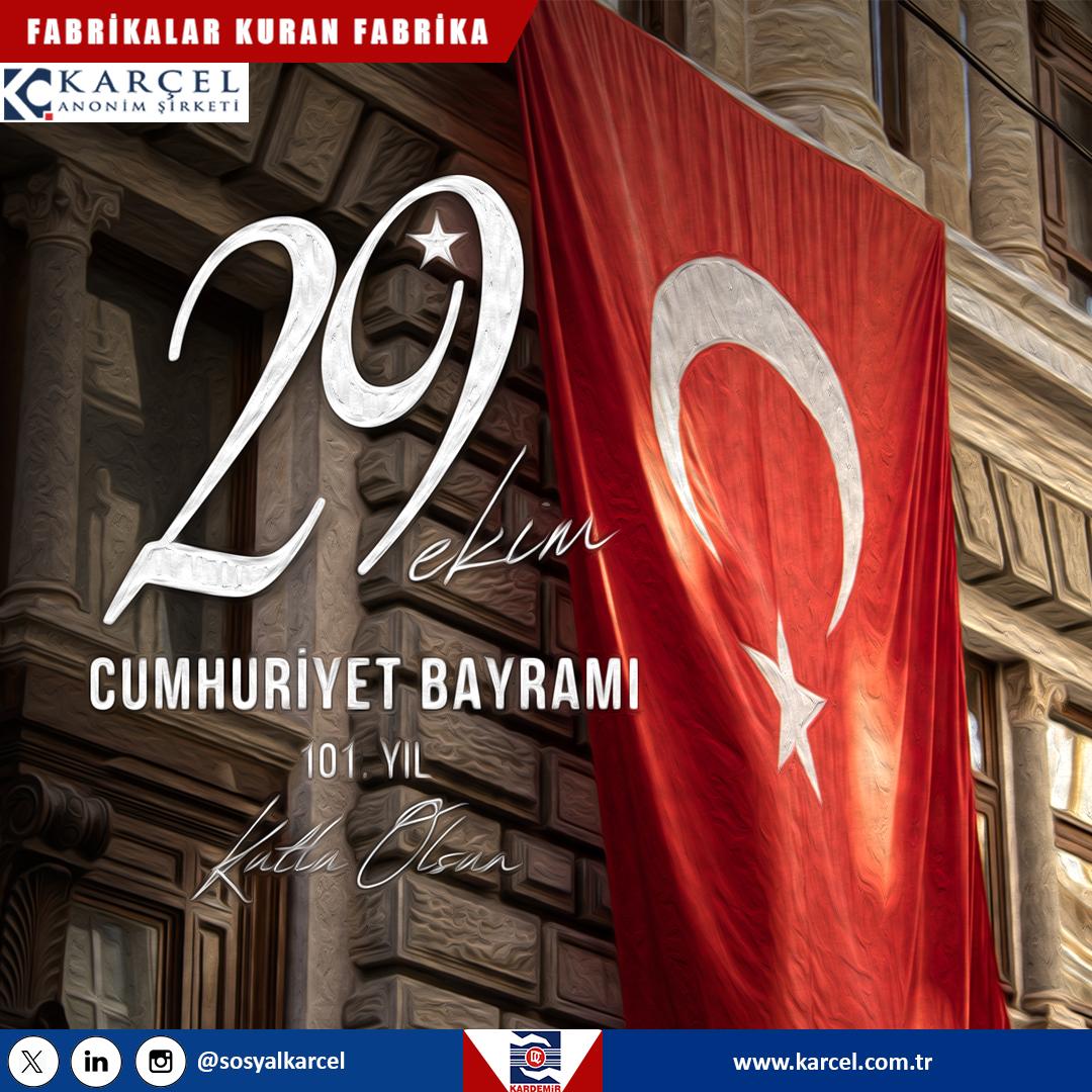Cumhuriyetimizin kurucusu Gazi Mustafa Kemal Atatürk başta olmak üzere, tüm kahramanlarımızı saygı, minnet ve rahmetle anıyoruz.

Cumhuriyet Bayramımız kutlu olsun. 🇹🇷

#29ekimcumhuriyetbayramıkutluolsun
