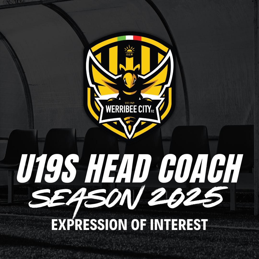 Werribee City FC (@fcwerribeecity) on Twitter photo 2025 U19’S HEAD COACH EXPRESSIONS OF INTEREST! 🐝
Must have minimum C Diploma coaching accreditation, be open to learning and have a willingness to develop yourself as a coach.
Please contact Craig at seniorcoach@werribeecity.com.au with your resume.
#GoBees 2025 U19’S HEAD COACH EXPRESSIONS OF INTEREST! 🐝
Must have minimum C Diploma coaching accreditation, be open to learning and have a willingness to develop yourself as a coach.
Please contact Craig at seniorcoach@werribeecity.com.au with your resume.
#GoBees