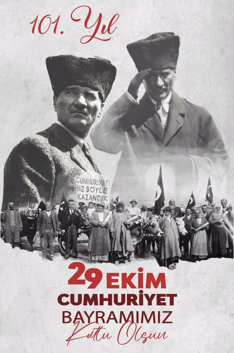 erkankiraz_'s tweet photo. Bugün, en büyük bayramdır. Kutlu olsun."🇹🇷  Mustafa Kemal Atatürk https://t.co/2kbWEde6Tw