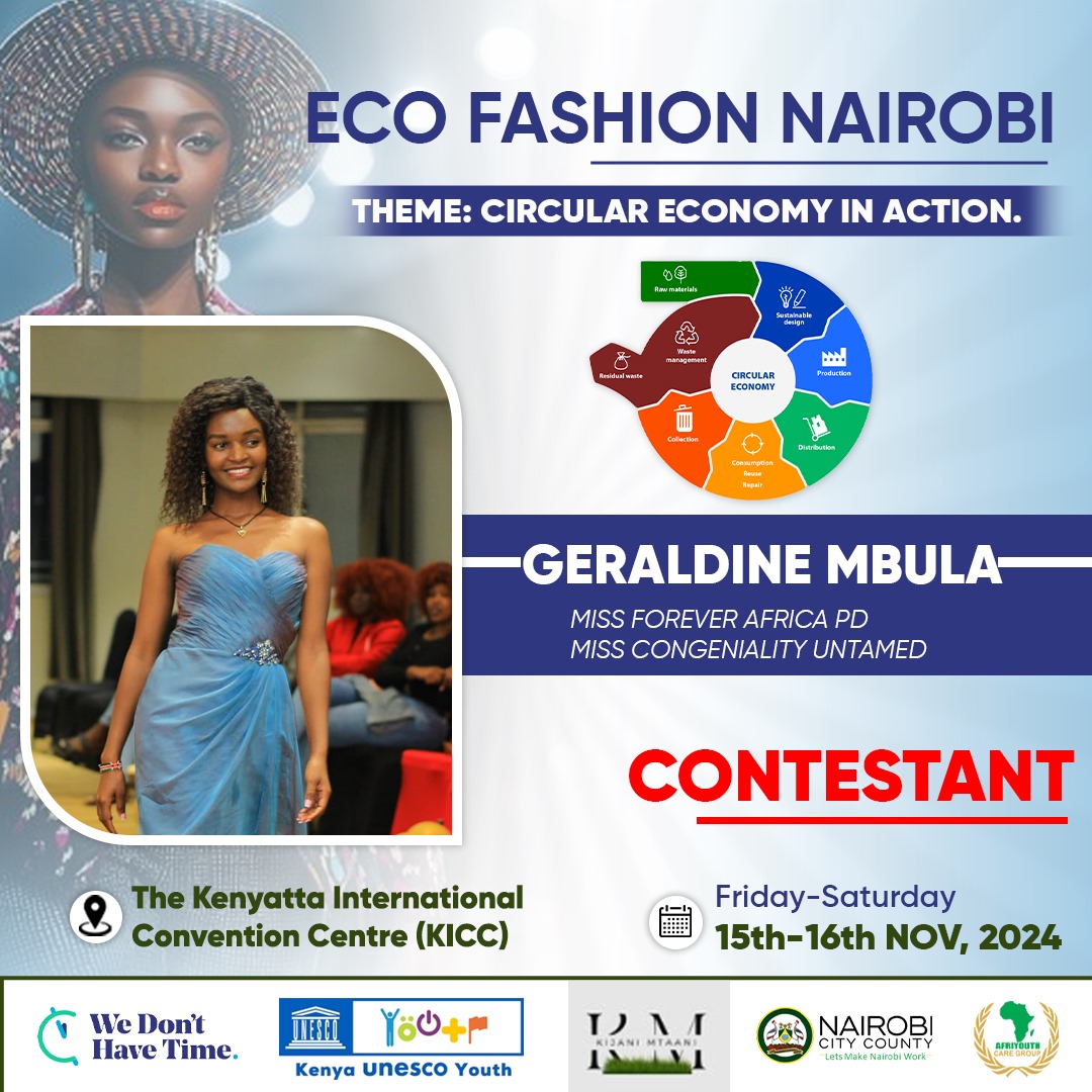 gerrylmbula's tweet photo. On 16th of November,I'll be contesting in an eco fashion pageant event at KICC, Nairobi.
Come watch ,and get to see as we showcase our creativity in the Eco friendly fashion world! @AfriYouthGroup @WeDontHaveTime #pageant #modelling #creativity https://t.co/qn2xp9BCyC