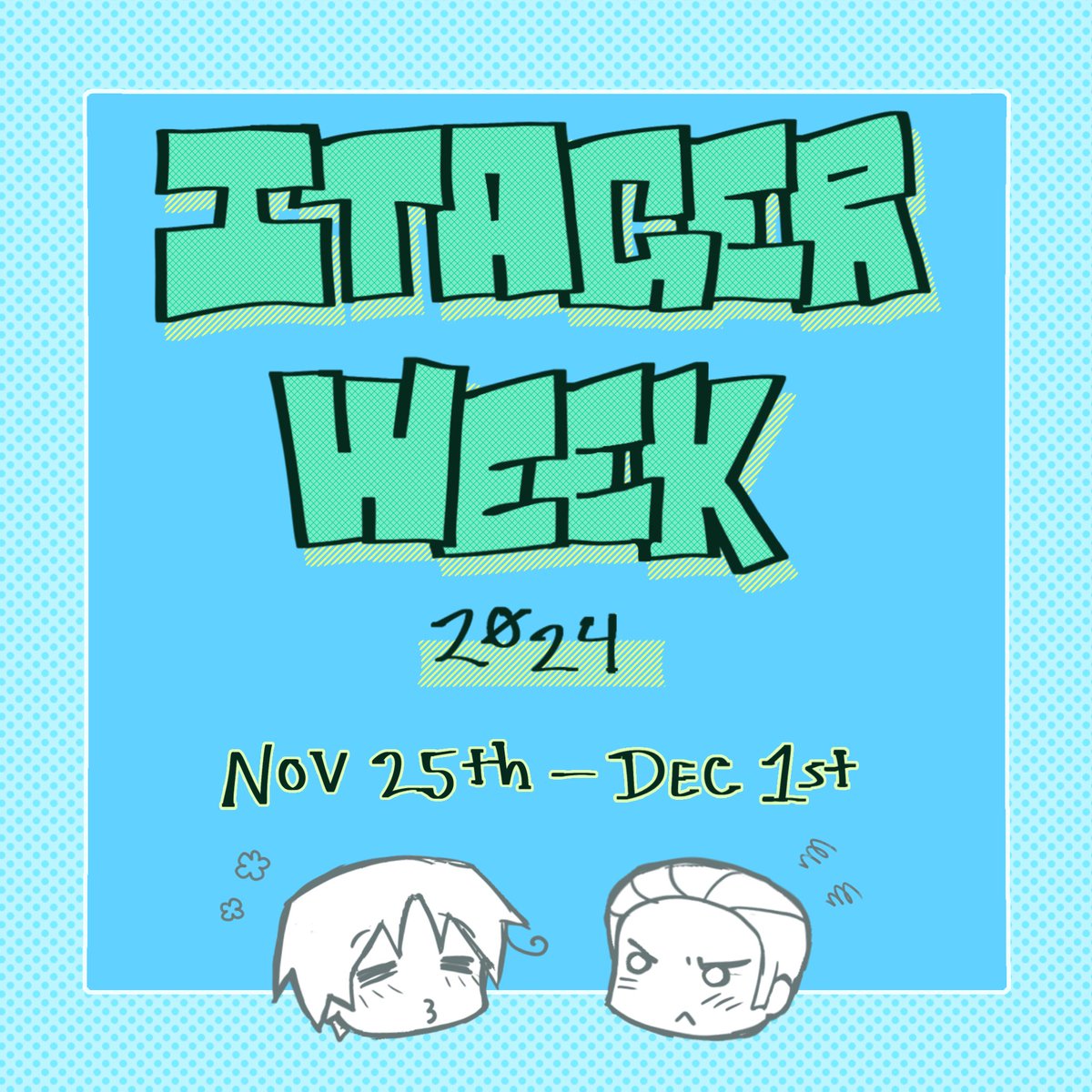 cowboy_robooty's tweet photo. Hi everyone! I'm not sure if Twitter really does ship weeks, but I suppose it doesn't hurt to share that this is happening here too! The event is primarily hosted on Tumblr and Instagram, but if you'd like to participate here please tag me and use #itagerweek ^^ https://t.co/MfpTghm4PV