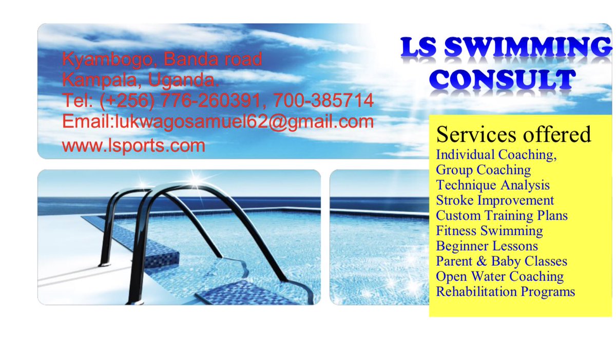 LukwagoSamuelug's tweet photo. We do School, family and individual swimming coaching https://t.co/Me2Ivu1YmP
