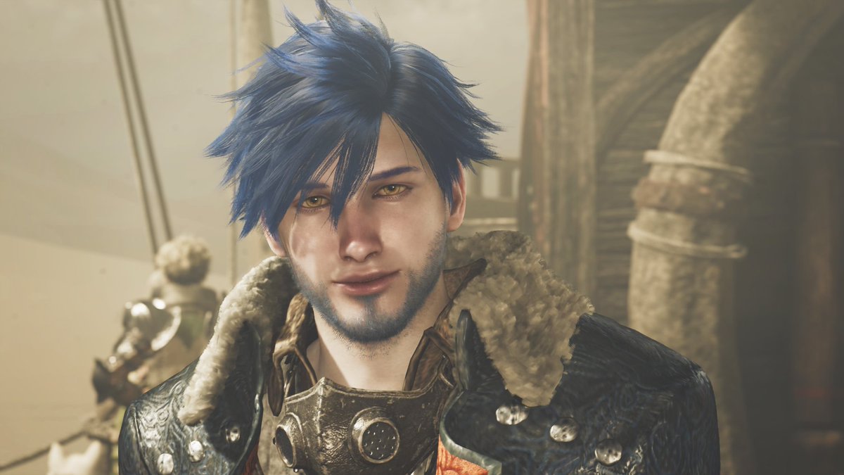 Yeah Leon being Leon...though I wish the stubble was a little less visible. Also with him able to speak and his palico having a voice I feel like there will be many hours of sillyness between the two. XD Also his voice straight makes me think of Laios VA. #MonsterHunterWilds